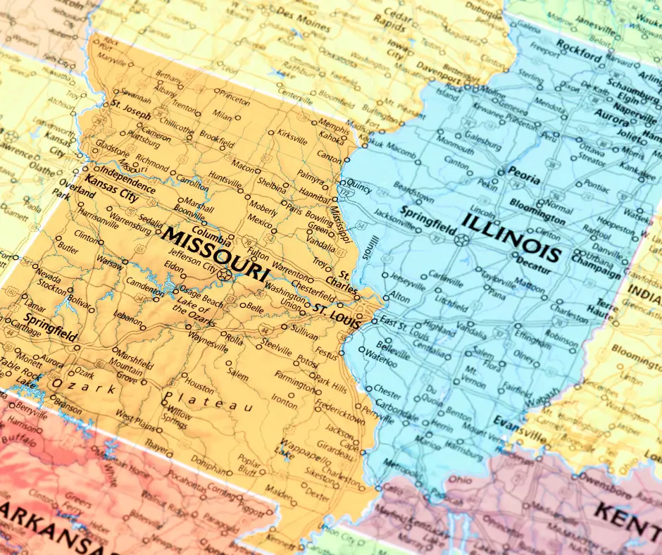 Missouri_Illinois Map Homepage Image - Areas We Serve