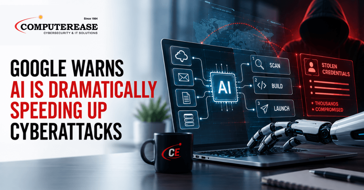 Google reports that attackers are increasingly using AI to automate cyberattacks and reduce the time needed to execute them. A recent campaign planned and launched a mass credential-harvesting operation in less than six hours, highlighting the growing risk of AI-powered attacks for businesses.