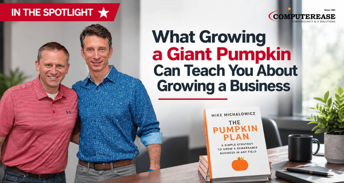 Giant pumpkin illustrating focused business growth